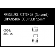 Marley Solvent Expansion Coupler 15mm - 809.15